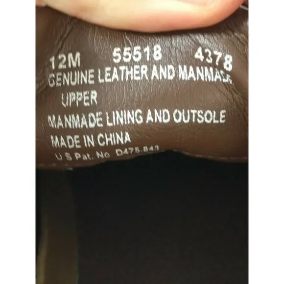 TIMBERLAND Lexington 55518 Brown Leather Lace 12 M