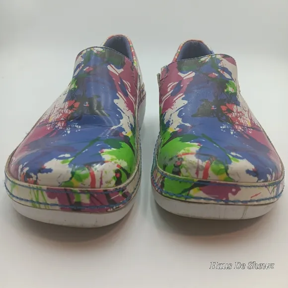 Timberland Pro Slip Resistant Splatter Paint Womens Work Shoes Clogs size 7