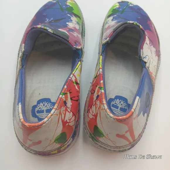 Timberland Pro Slip Resistant Splatter Paint Womens Work Shoes Clogs size 7