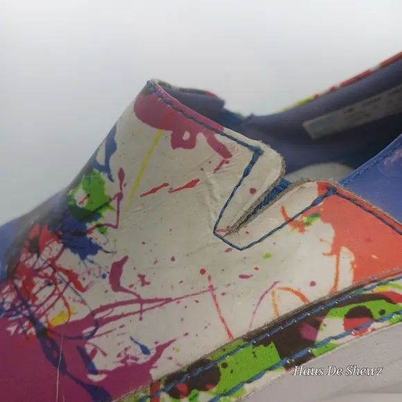 Timberland Pro Slip Resistant Splatter Paint Womens Work Shoes Clogs size 7