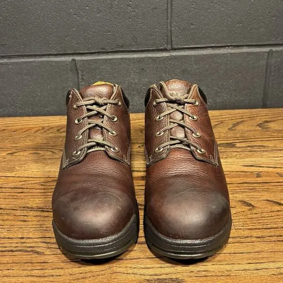 Timberland Pro Titan Brown Leather Alloy Toe Work Oxfords Men’s 11.5 47028
