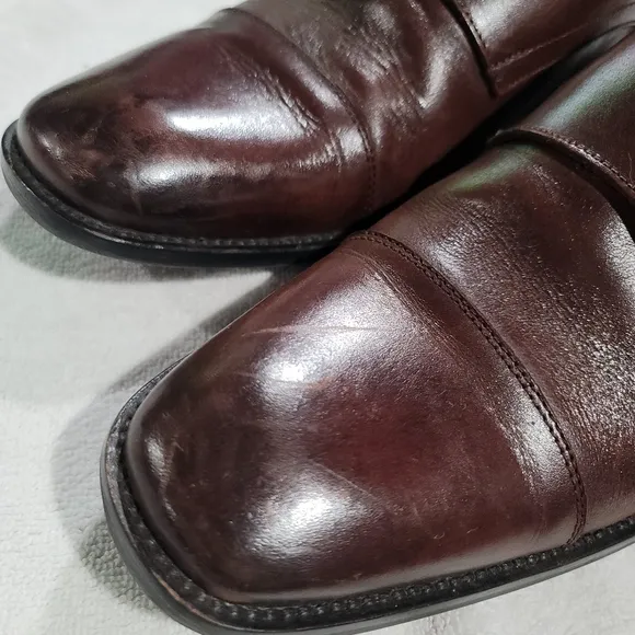 To-Boot Leather monk-strap oxfords