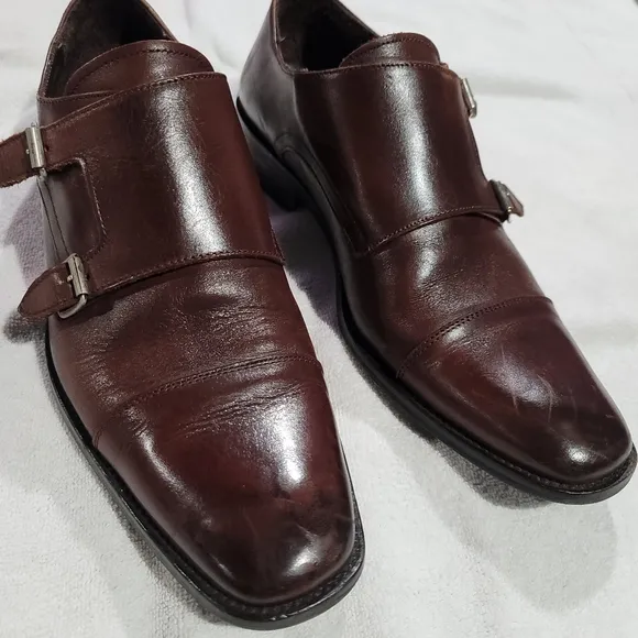 To-Boot Leather monk-strap oxfords