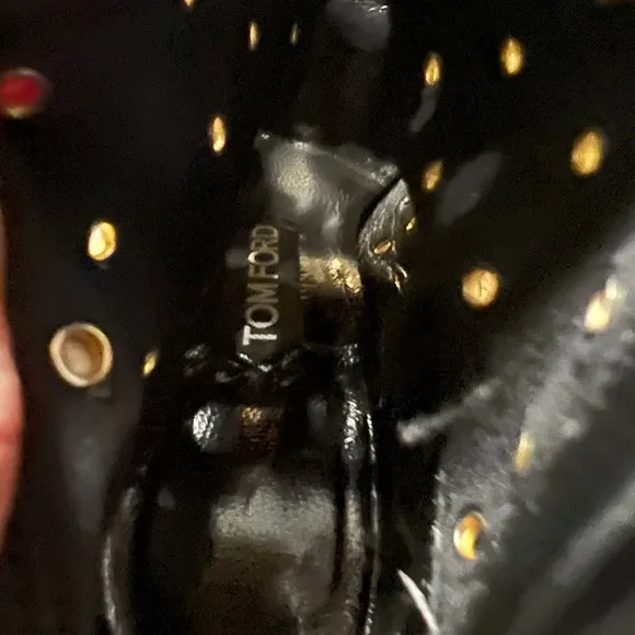 Tom Ford Open Toe Grommet Bootie Size 6.5