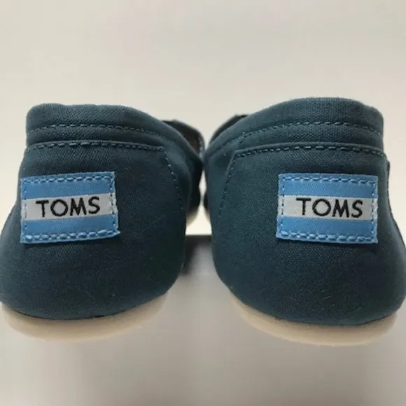 TOMS Alpargata Classics Slip-ons in Balsam Green Canvas