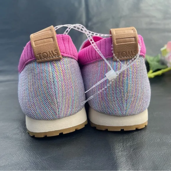 TOMS Areside Slip-On Shoe Pink Sneakers Cushioned Women’s Size 5.5