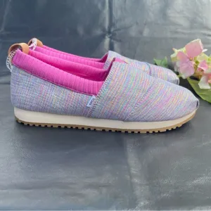 TOMS Areside Slip-On Shoe Pink Sneakers Cushioned Women’s Size 5.5