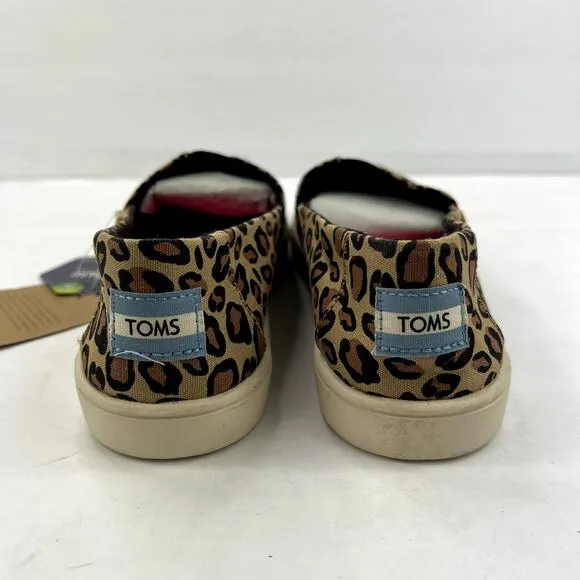 Toms NWT Women's Alpargata Slip-On Leopard Print Canvas Sneaker