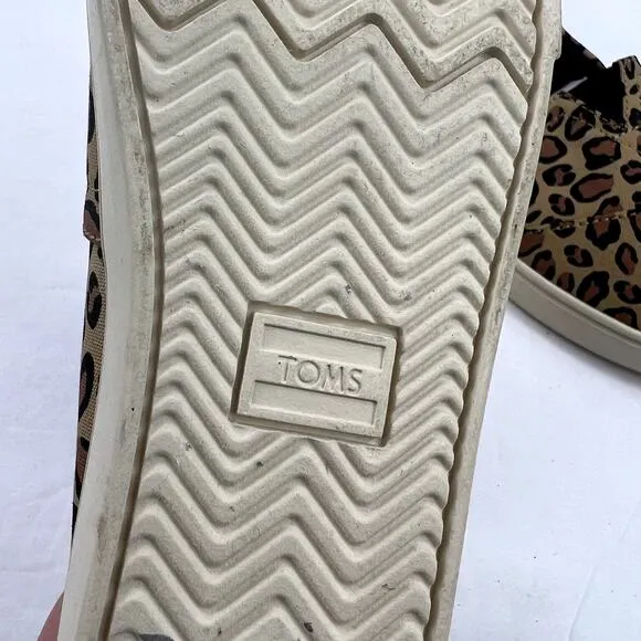 Toms NWT Women's Alpargata Slip-On Leopard Print Canvas Sneaker