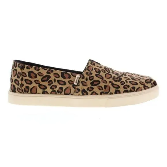 Toms NWT Women's Alpargata Slip-On Leopard Print Canvas Sneaker