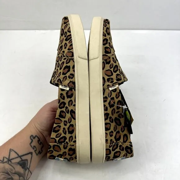Toms NWT Women's Alpargata Slip-On Leopard Print Canvas Sneaker