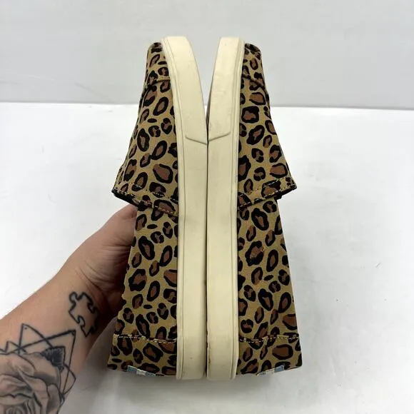 Toms NWT Women's Alpargata Slip-On Leopard Print Canvas Sneaker