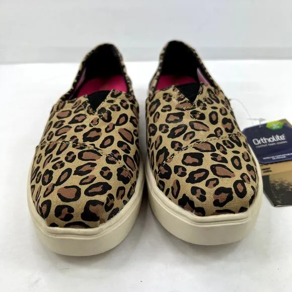 Toms NWT Women's Alpargata Slip-On Leopard Print Canvas Sneaker