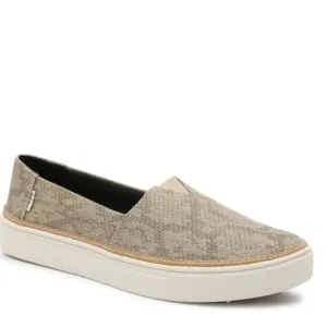 TOMS Parker Cupsole Slip-On Snakeskin print Sneaker Size 9