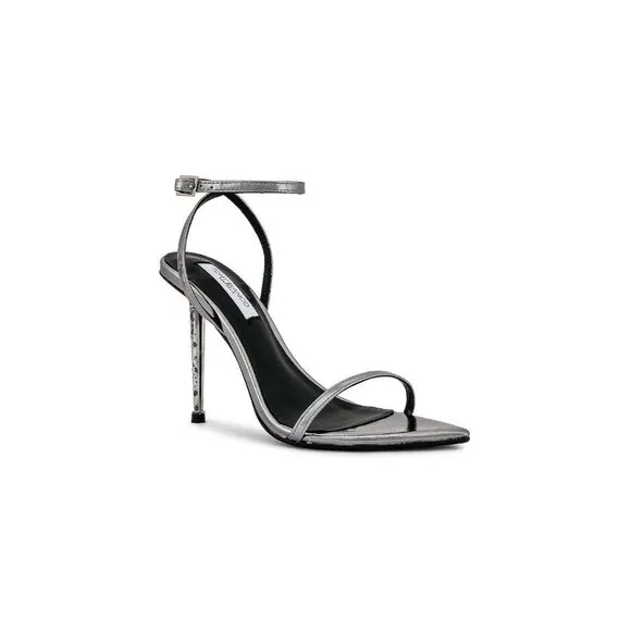 Tony Bianco Myra Sandals in Gunmetal Glimmer 7.5 New with Box Womens High Heels