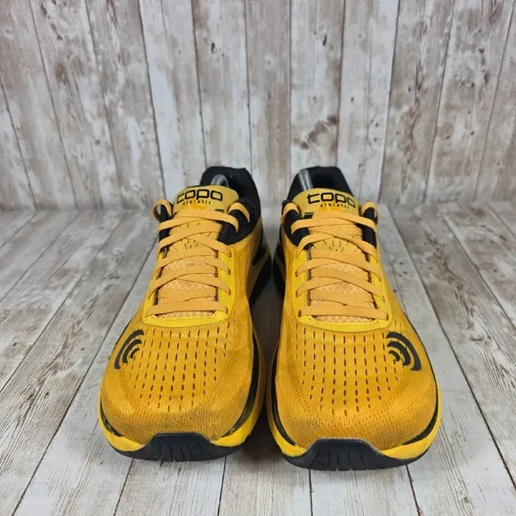 Topo‎ Athletic UltraFly 3 Running Shoes Lightweight Cushioned Yellow Black 10.5