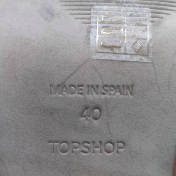 TOPSHOP Leather Juke Tan Mules EU 40/US 9.5