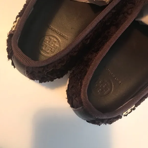 TORY BURCH | 9 | Rosette |Slip on Platform Sneaker