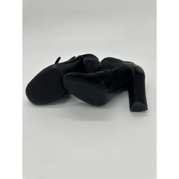 Tory Burch Black Velvet Heels Size 7.5M