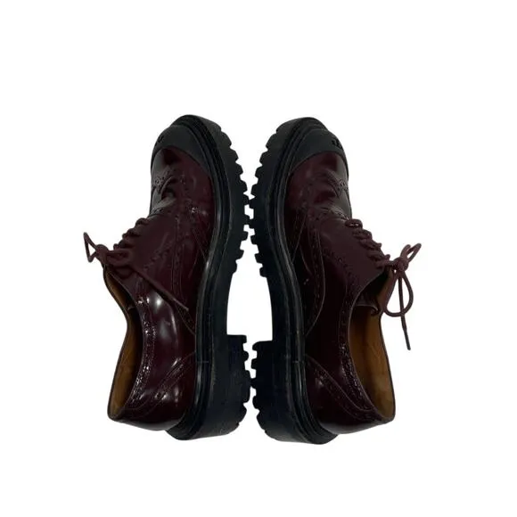 Tory Burch Brogue Lug-Sole Oxfords 8.5 – Preppy Fall Holiday Vibes