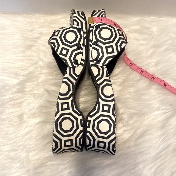 Tory Burch Noah Navy Leather Slides Size 7 1/2