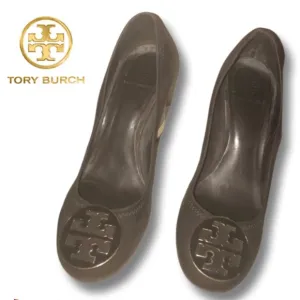 Tory Burch Reva size 9 Brown Suede Block Heels