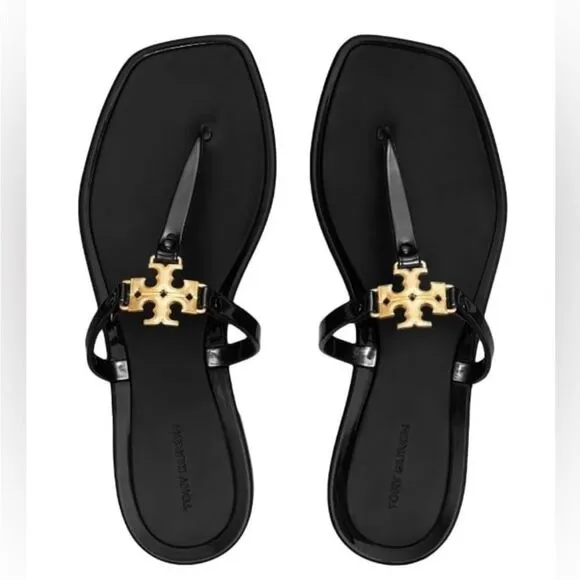 Tory Burch Roxanne Jelly T-bar Slide Sandal Size 7 NWT $ 198.00