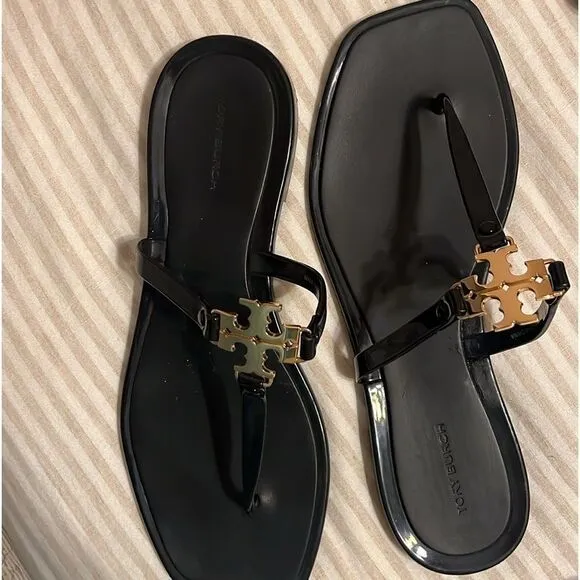 Tory Burch Roxanne Jelly T-bar Slide Sandal Size 7 NWT $ 198.00