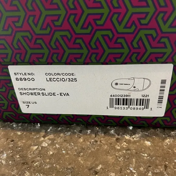 Tory Burch Shower Slides Sz 7