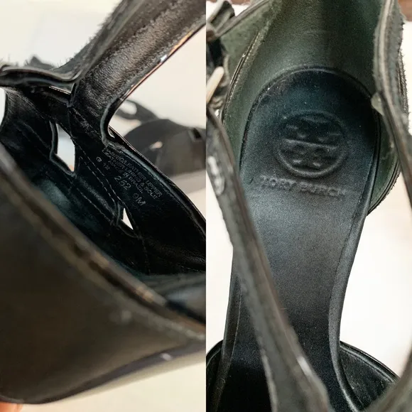 Tory Burch Strap Block Heels Size: 9
