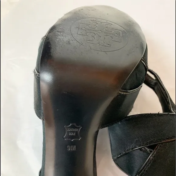Tory Burch Strap Block Heels Size: 9