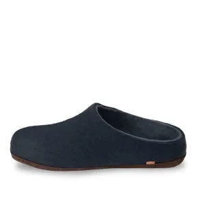 Tova Size 45 US 11 Slippers Baatar Merino Wool Norwegian Breathable Slip On Navy