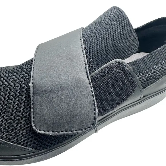 Traq by Alegria | Women | Qwik Black Comfort Slip-On Shoes | Size EU 43 US 12