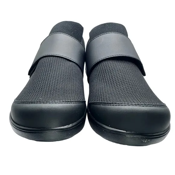 Traq by Alegria | Women | Qwik Black Comfort Slip-On Shoes | Size EU 43 US 12