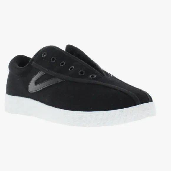 Tretorn Nylite plus canvas laceless slip on sneakers w comfort insole system