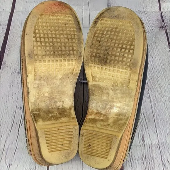 Troentorp Clogs, Wright Bastad Leather Slip On Closed Toe Non Slip Braid…