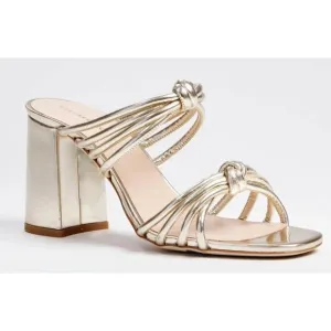 TUCKERNUCK Gold Sonia Heels  NWT Size 9.5