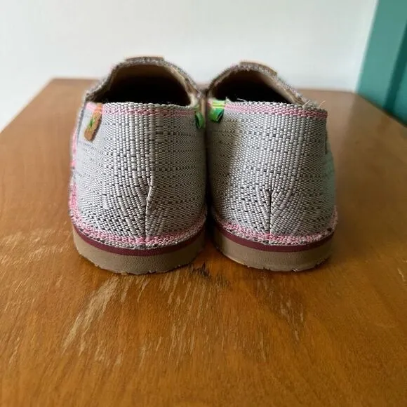 Twist X Women’s Breast Cancer Awareness Grey and Pink EcoTWX Slip on Casual Shoe