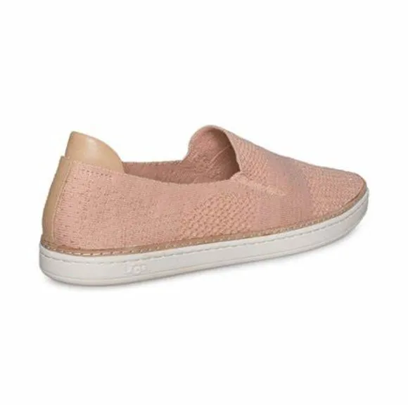 UGG $120 1096249 Sammy Metallic Tropical Peach Slip On Sneakers SZ 10 NWOB !