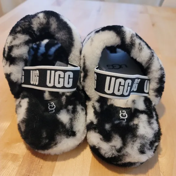 UGG Fluff Yeah Slide Marble Big Boys Size 5