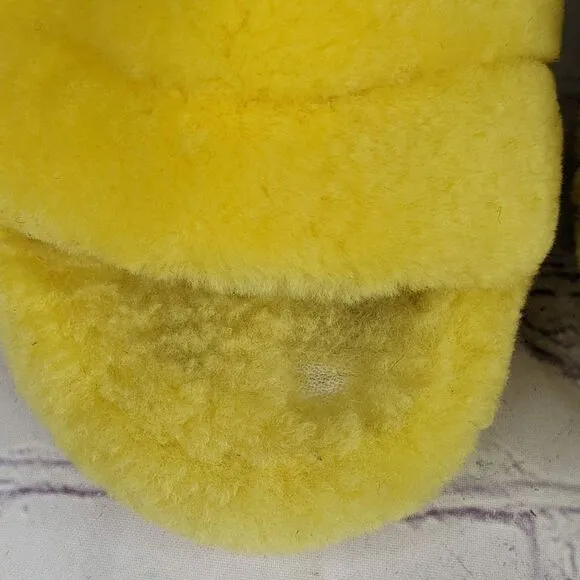 UGG Fluff Yeah Slides - Yellow