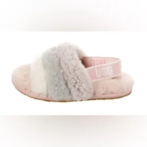 UGG Girls' Toddler Shearling Open Toe Sandals