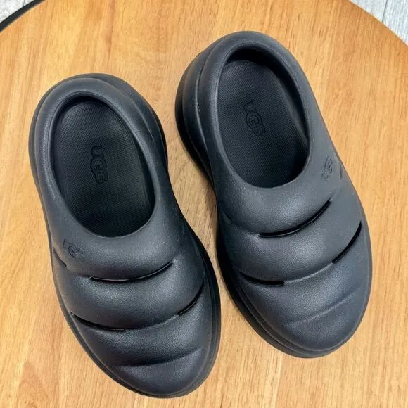Ugg Kids Sport Yeah Clogs Black Toddler 10 EVA Chunky