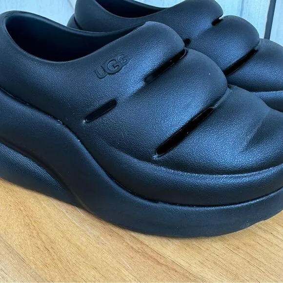 Ugg Kids Sport Yeah Clogs Black Toddler 10 EVA Chunky
