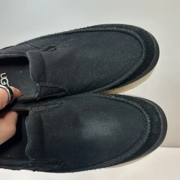 UGG Marin Slip On Platform Sneaker Black Size 9