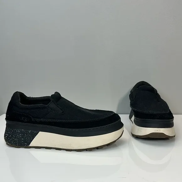 UGG Marin Slip On Platform Sneaker Black Size 9