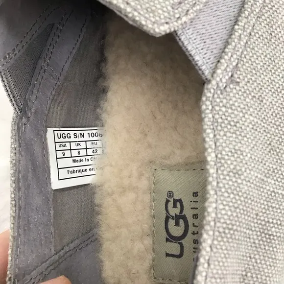 UGG Men’s Conley Slip-On Loafer Shoe Casual Gray Bus Casual Size 9