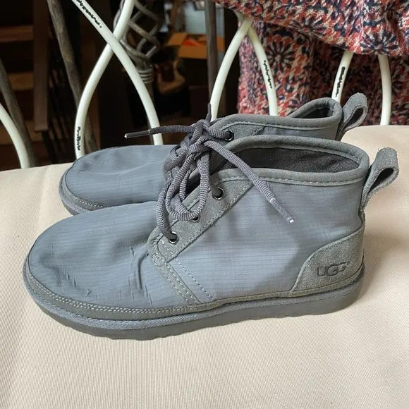 Ugg Neumel Ripstop Chukka Boot Grey Size 6