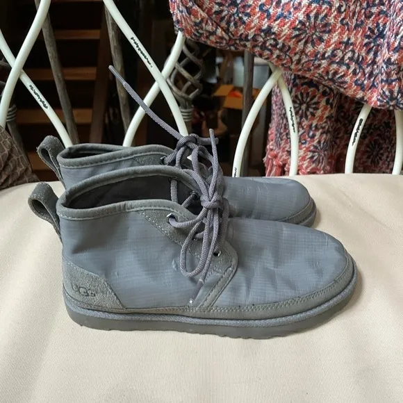 Ugg Neumel Ripstop Chukka Boot Grey Size 6