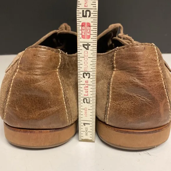 UGG Wyatt Track Brown Suede Lace Up Oxford Shoes Size 13